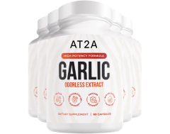 AT2A Garlic Extract bottles