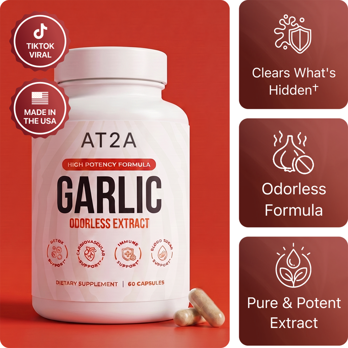 AT2A garlic product view 1